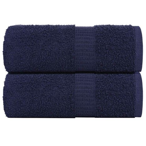 Washandjes FROGN 2 st 30x30 cm 360 g/m&sup2; marineblauw 1