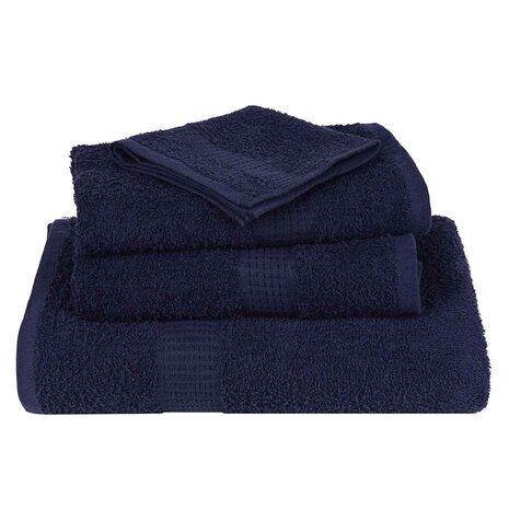 Washandjes FROGN 4 st 30x30 cm 360 g/m&sup2; marineblauw 4