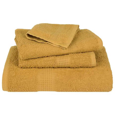 Washandjes FROGN 2 st 30x30 cm 360 g/m&sup2; goud 4