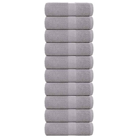 Washandjes FROGN 10 st 30x30 cm 360 g/m&sup2; grijs 1