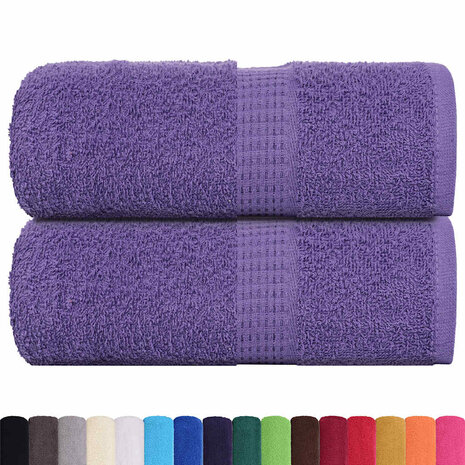 Washandjes FROGN 2 st 30x30 cm 360 g/m&sup2; paars 2