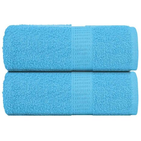 Washandjes FROGN 2 st 30x30 cm 360 g/m&sup2; turquoise 1
