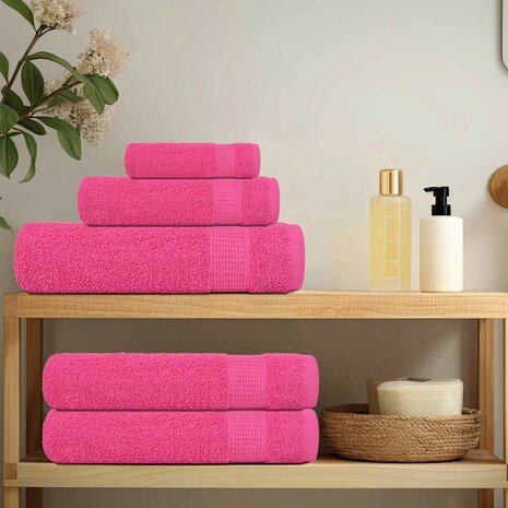 Washandjes FROGN 10 st 30x30 cm 360 g/m&sup2; roze 3
