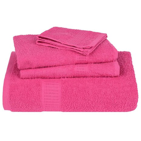 Washandjes FROGN 10 st 30x30 cm 360 g/m&sup2; roze 4