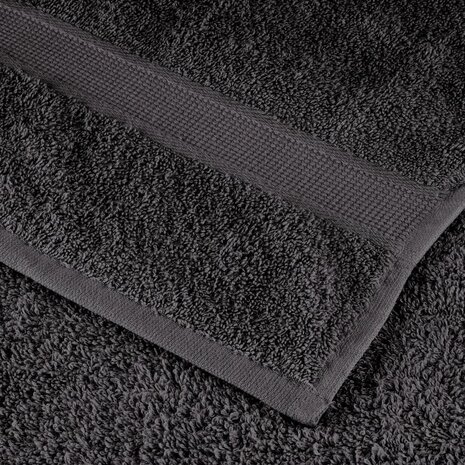 Premium washandjes SOLUND 4 stuks antraciet 30x30 cm 600 g/m&sup2; 6