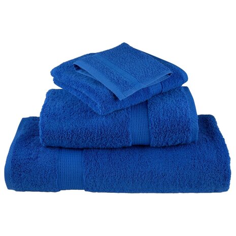 Premium washandjes SOLUND 10 stuks blauw 30x30 cm 600 g/m&sup2; 4