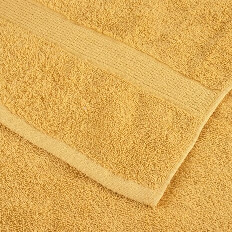Premium washandjes SOLUND 2 stuks goud 30x30cm 600 g/m&sup2; 5