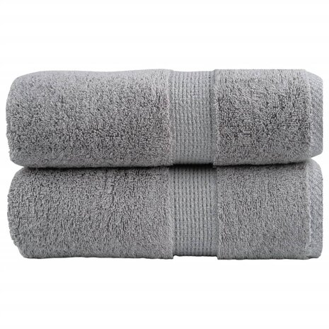 Premium washandjes SOLUND 2 stuks grijs 30x30cm 600 g/m&sup2; 1