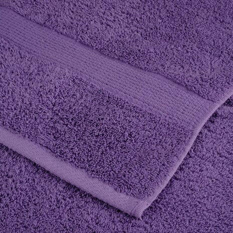 Premium washandjes SOLUND 4 stuks paars 30x30 cm 600 g/m2 6