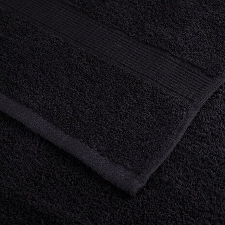Premium washandjes SOLUND 2 st Zwart 30x30 cm 600 g/m2 6