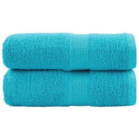 Premium washandjes SOLUND 2 st turquoise 30x30 cm 600 g/m2 1