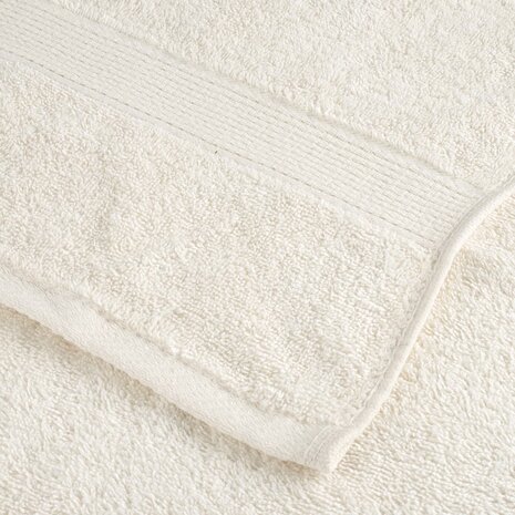 Premium washandjes SOLUND 2 stuks cr&egrave;me 30x30 cm 600 g/m2 6