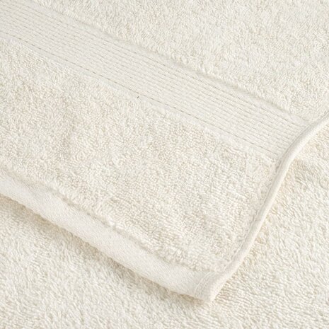Premium washandjes SOLUND 4 stuks cr&egrave;me 30x30 cm 600 g/m2 6