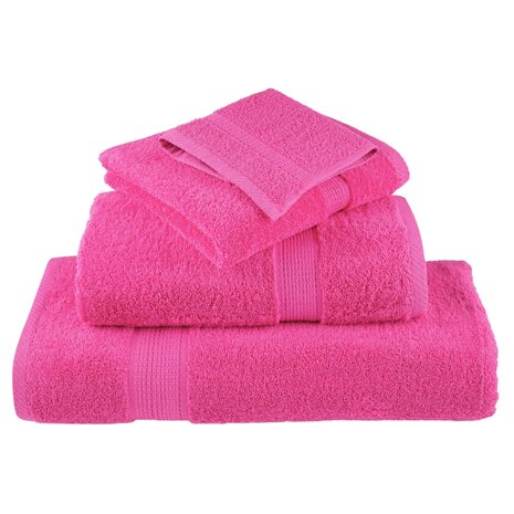 Premium washandjes SOLUND 2 st roze 30x30 cm 600 g/m2 4