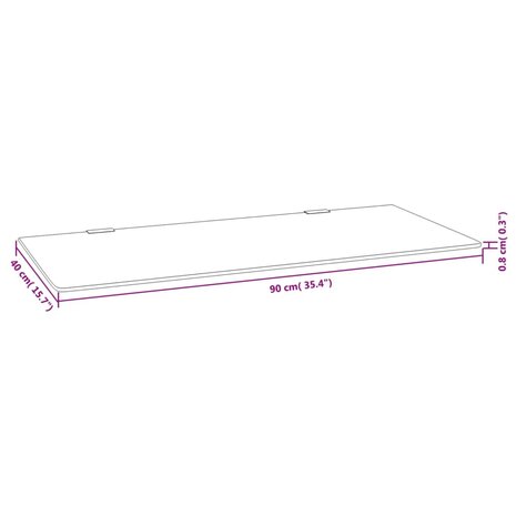 Urinoirschot wandgemonteerd 90x40 cm gehard glas zwart 8