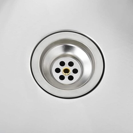 Spoelbak handgemaakt roestvrij staal 7