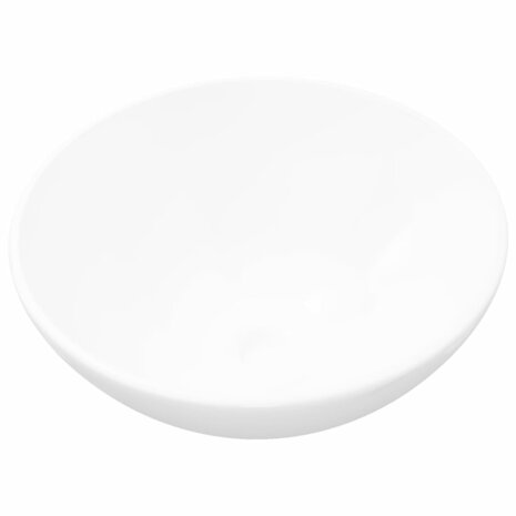 Wastafel rond keramiek wit 2