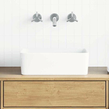 Wastafel 40x30x13 cm keramiek wit 1