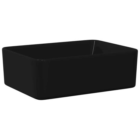Wastafel 40x30x13 cm keramiek zwart 2