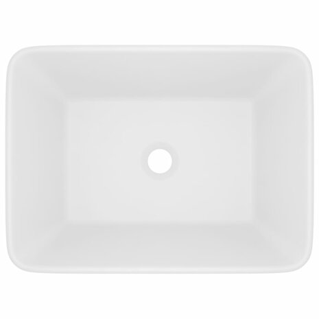 Wastafel 41x30x12 cm keramiek matwit 3