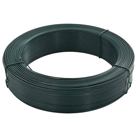 Hekbinddraad 250 m 0,9/1,4 mm staal zwartachtig groen 4