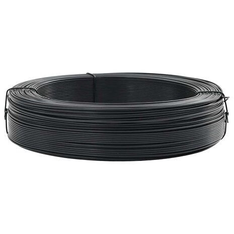 Hekbinddraad 250 m 1,4/2 mm staal antraciet 3