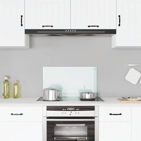 Spatscherm keuken 70x40 cm gehard glas melkwit 3