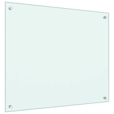Spatscherm keuken 70x60 cm gehard glas melkwit 3