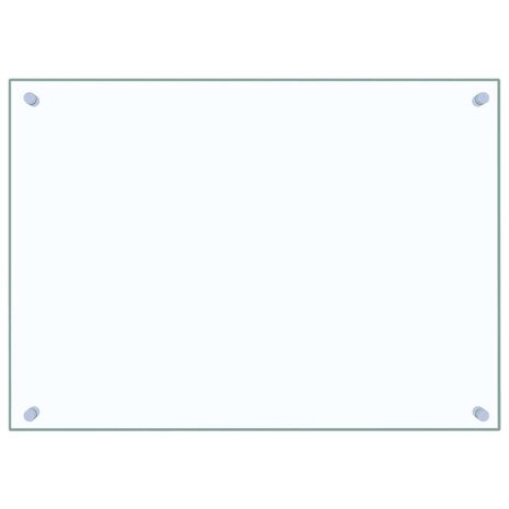 Spatscherm keuken 70x50 cm gehard glas transparant 2