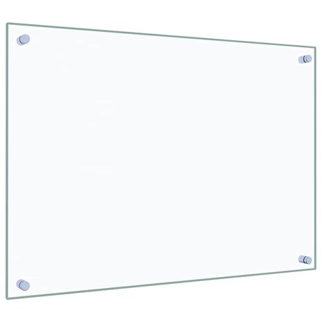 Spatscherm keuken 70x50 cm gehard glas transparant 5