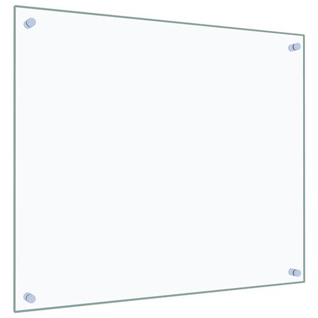 Spatscherm keuken 70x60 cm gehard glas transparant 5