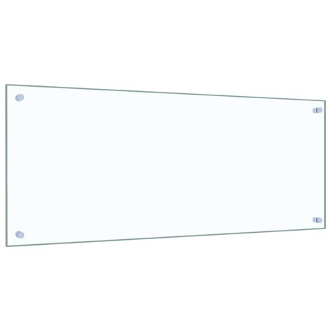 Spatscherm keuken 100x40 cm gehard glas transparant 5