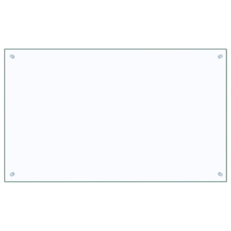 Spatscherm keuken 100x60 cm gehard glas transparant 2