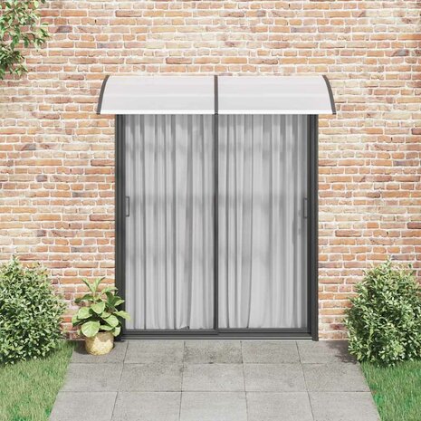 Deurluifel 200x75 cm PC zwart en transparant 3