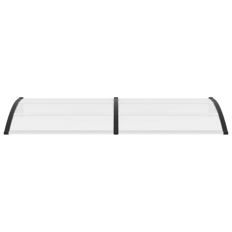 Deurluifel 240x75 cm PC zwart en transparant 4
