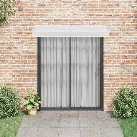Deurluifel 200x75 cm PC grijs en transparant 3