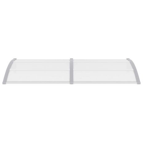Deurluifel 200x75 cm PC grijs en transparant 4