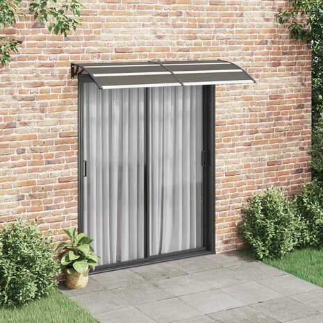 Deurluifel 200x75 cm PC zwart 1