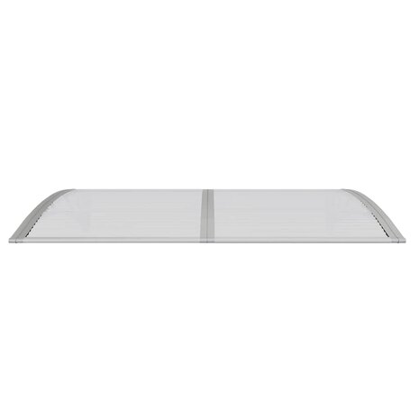 Deurluifel 150x100 cm polycarbonaat grijs 4
