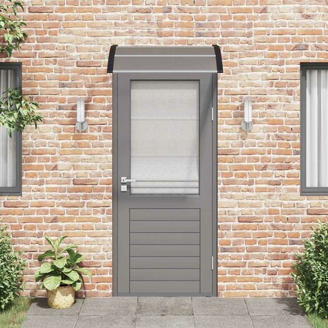 Deurluifel Zwart 100x75 cm Polycarbonaat 3