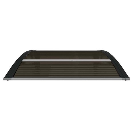 Deurluifel Zwart 100x75 cm Polycarbonaat 4