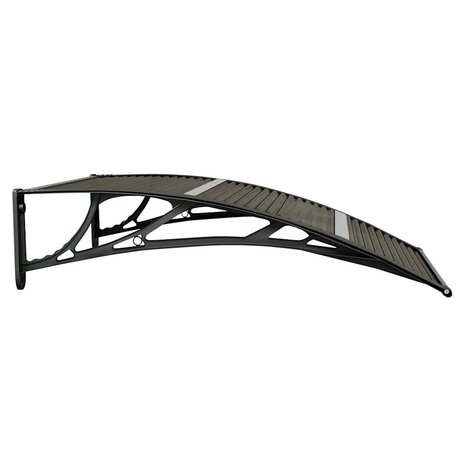Deurluifel Zwart 100x75 cm Polycarbonaat 5