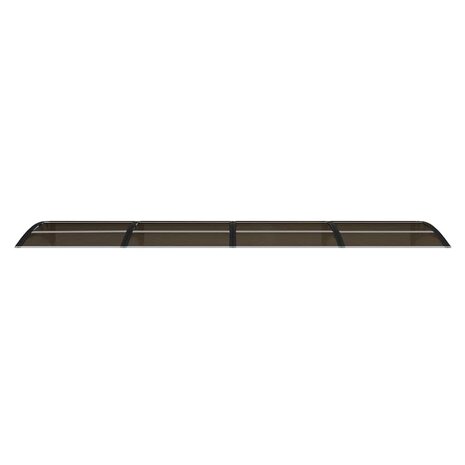 Deurluifel 350x75 cm polycarbonaat zwart 3