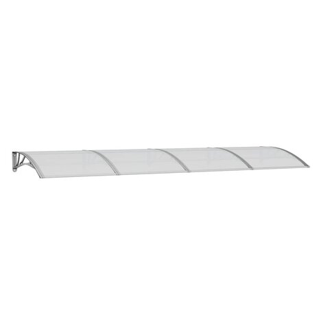 Deurluifel Grijs 350x100 cm Polycarbonaat 2