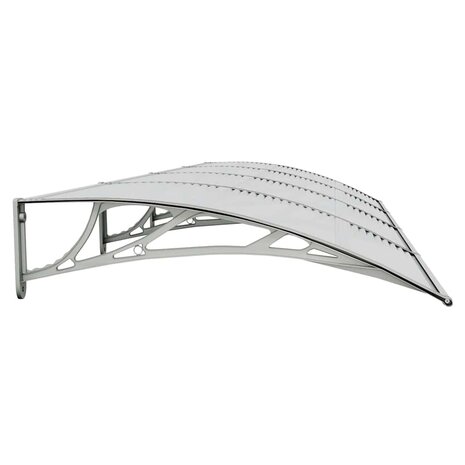 Deurluifel Grijs 350x100 cm Polycarbonaat 5