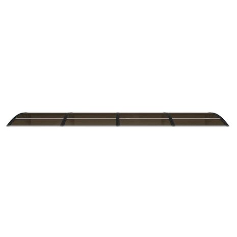 Deurluifel Zwart 350x100 cm Polycarbonaat 4