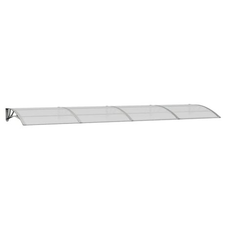 Deurluifel Grijs 400x100 cm Polycarbonaat 2