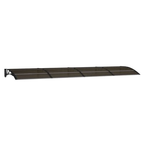 Deurluifel Zwart 400x100 cm Polycarbonaat 2