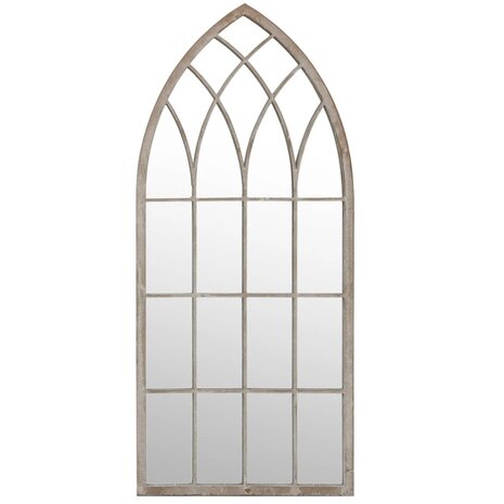 Spiegel 70x30 cm ijzer zandkleurig 2