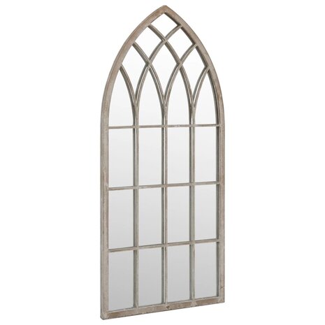 Spiegel 70x30 cm ijzer zandkleurig 3